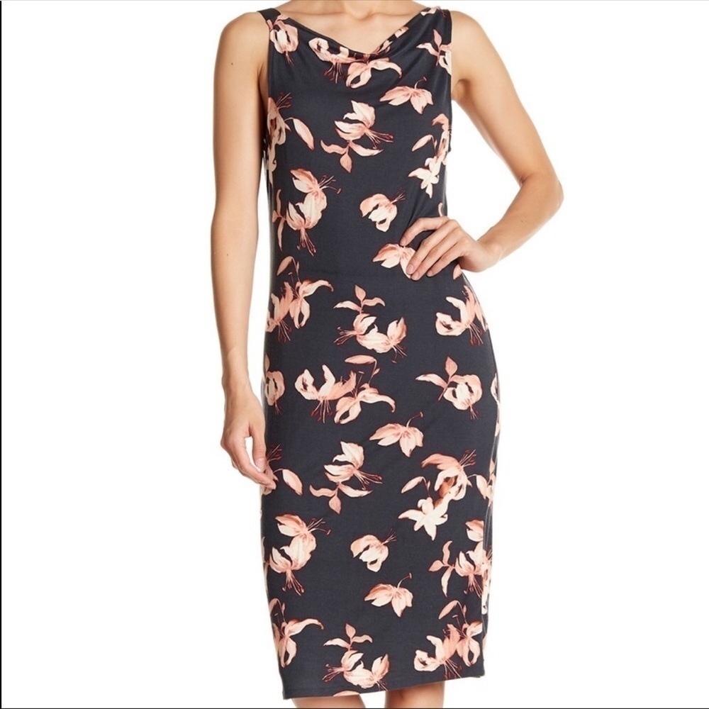 Floral Midi Dress Size Medium